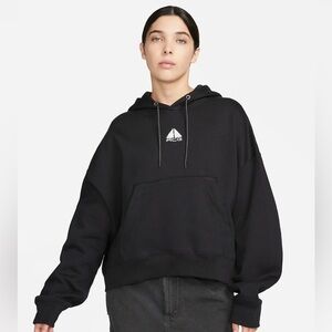 New Nike ACG Therma Fit Tuff Knit Pullover Fleece Hoodie‎ Womens XL DQ5807-010